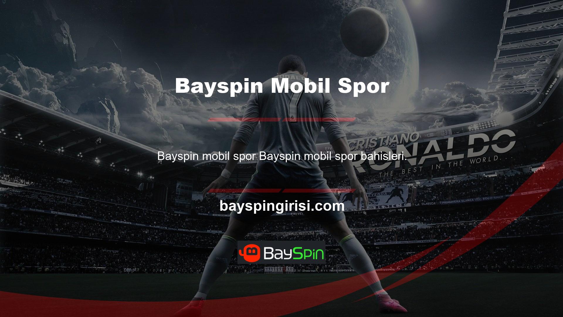 Bayspin Mobile Sports Bahis Çevrimiçi Oyunları Bayspin Mobile Adresinde mobil cihazınızdan bağlantı kurmak için mükemmel oynayabilirsiniz